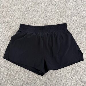 TnAction Black Women's Athletic Shorts
